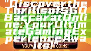 "Discover the Thrills of SGD Baccarat Online: Your Ultimate Gaming Experience Awaits!"